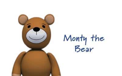 Welcoming Monty the Bear